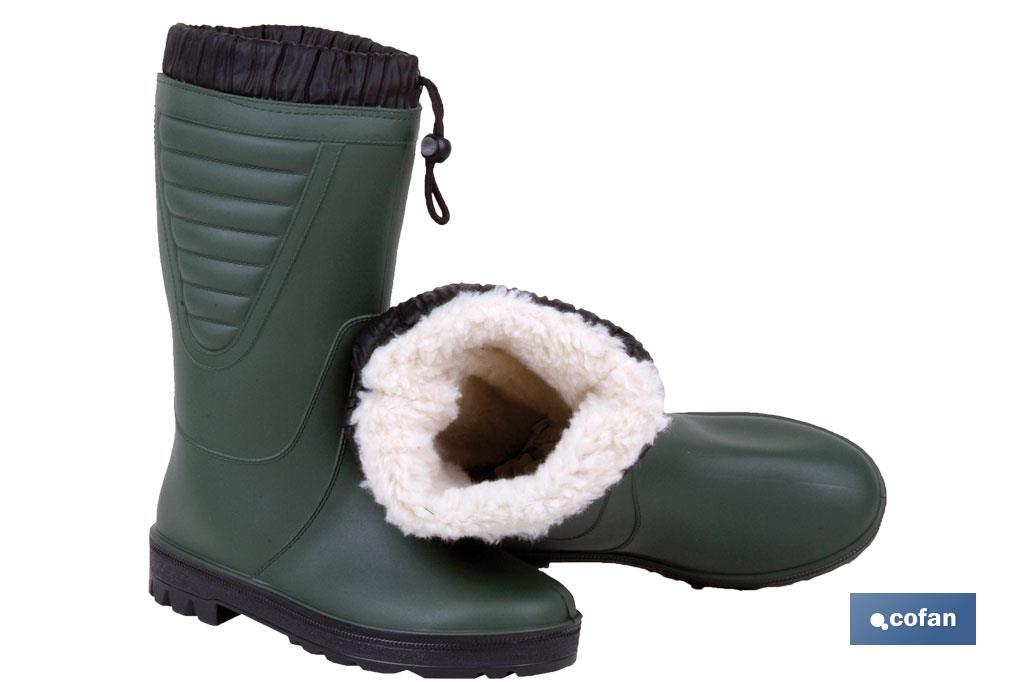 BOTA DE AGUA FORRO POLAR TALLA 44