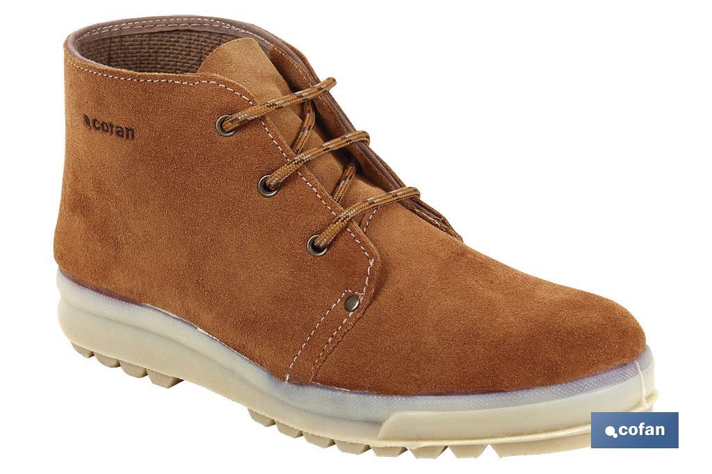 BOTA PIEL CORDONES MODELO MORELLA T-45