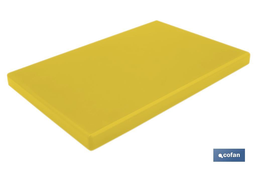 TABLA CORTE AMARILLO  30X20X1,5 CM. MODELO BRESA