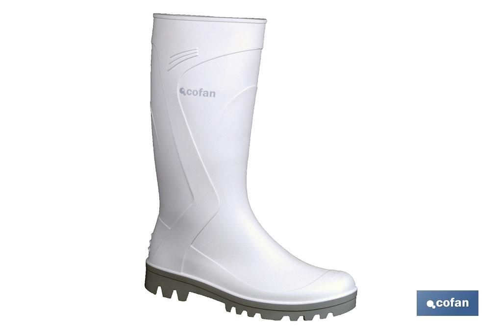 BOTA AGUA PVC BLANCA TALLA 41 (PACK: 1 UDS)