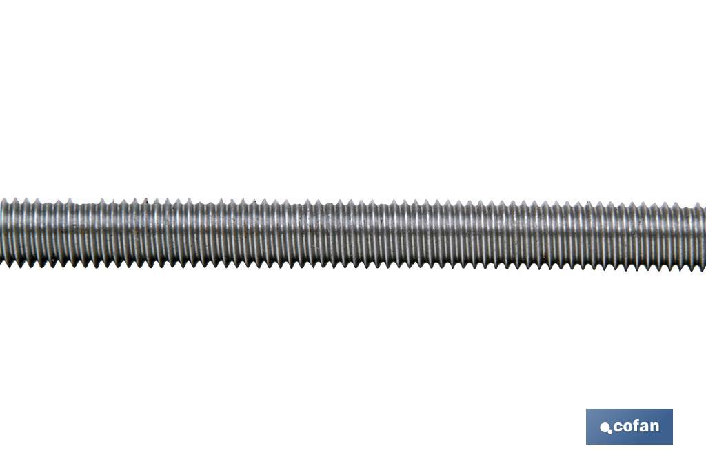 DIN-975 C4.8 WHITWORTH  1 3/8  Z IZQUIERDAS (PACK: 1 UDS)