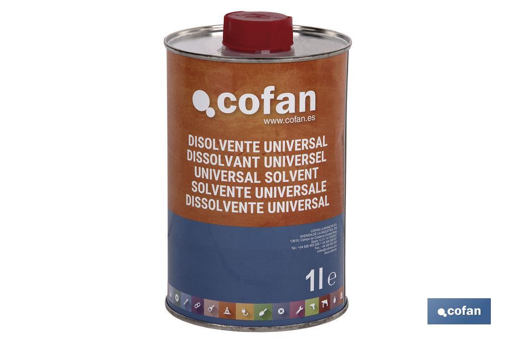 DISOLVENTE UNIVERSAL COFAN (1 L) (PACK: 1 UDS)