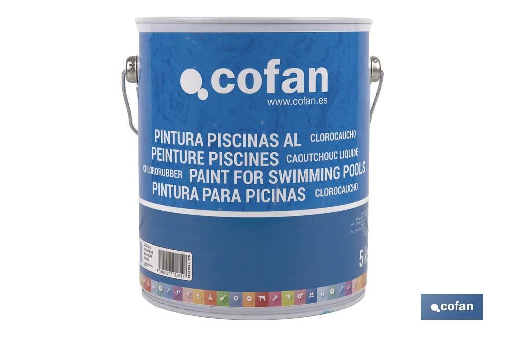 PINTURA PISCINAS CLOROCAUCHO (AZUL 5 KG) (PACK: 1 UDS)