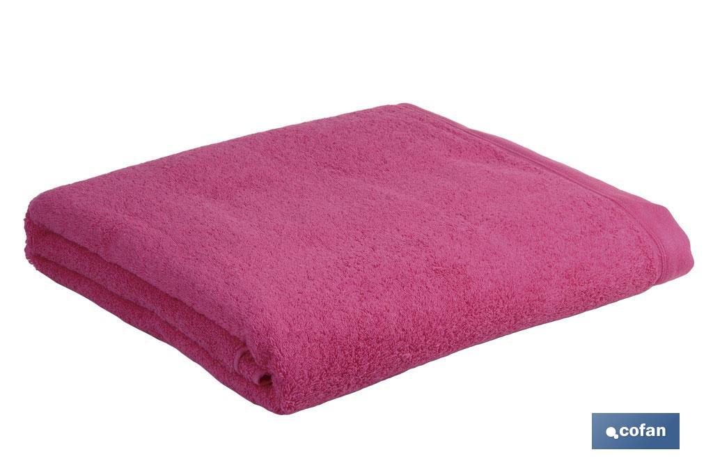 TOALLA BAÑO FUCSIA GR.580/M2 MODELO PRIMAVERA 100X150 (PACK: 1 UDS)