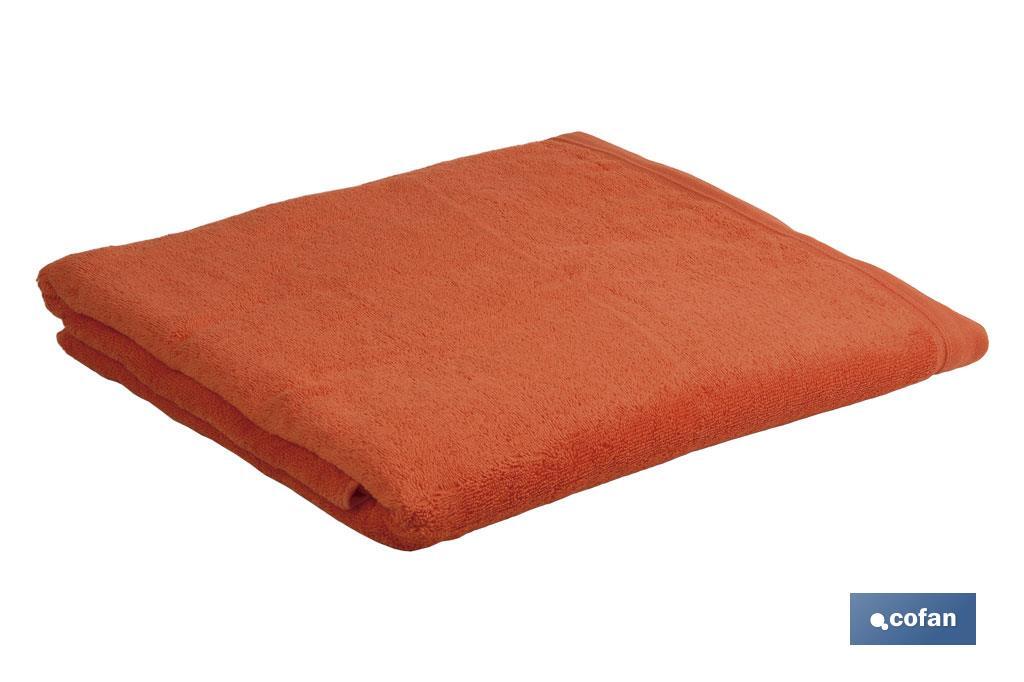 TOALLA DUCHA ORANGE  GR.580/M2  MODELO AMANECER 70X140cm (PACK: 1 UDS)