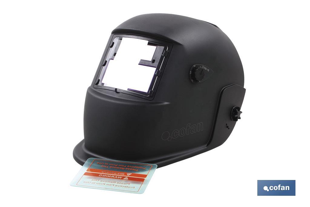 Máscara de soldar automática | Para soldaduras de tipo ARC/MIG/MAG/TIG | Máxima protección facial