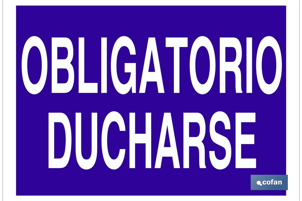 Obligatorio ducharse