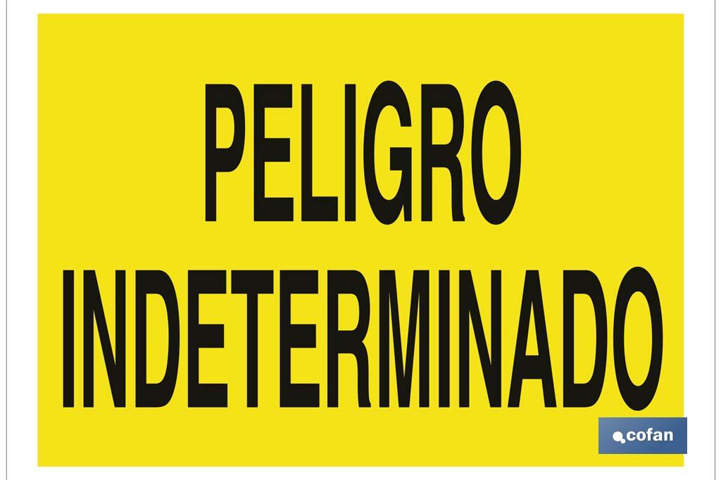 Peligro indeterminado