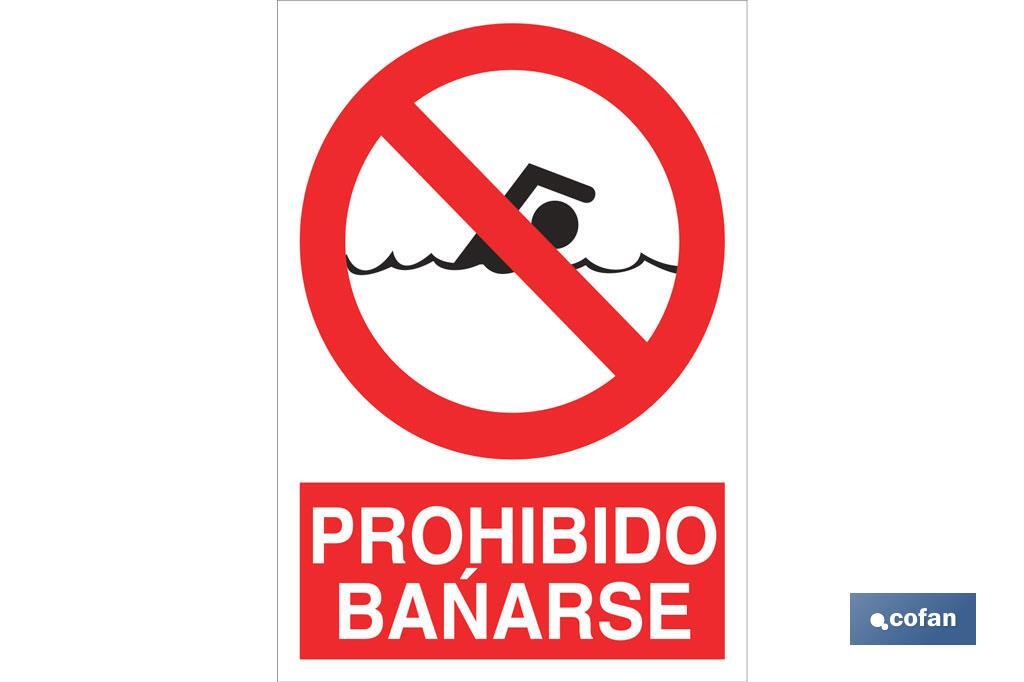 Prohibido bañarse