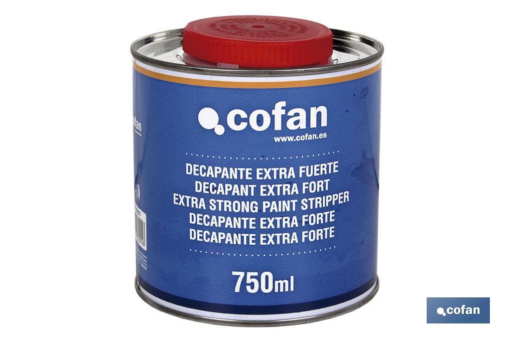 Decapante | Extra Fuerte | Envase 750 ml | Apto para Todo Tipo de Pinturas y Barnices | No contiene Cloruro de Metileno