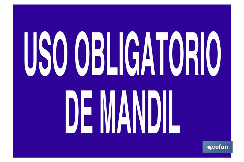 Uso obligatorio de mandil